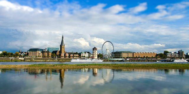 Blick auf Düsseldorf